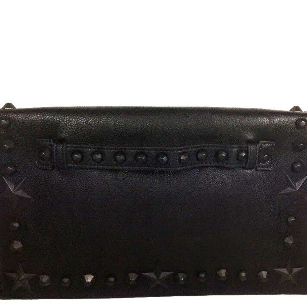 Betsey Johnson Slim Black Faux Leather Crossbody - Picture 2 of 8